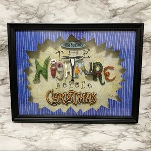 Update - Rare - NBC letter character shadowbox framed